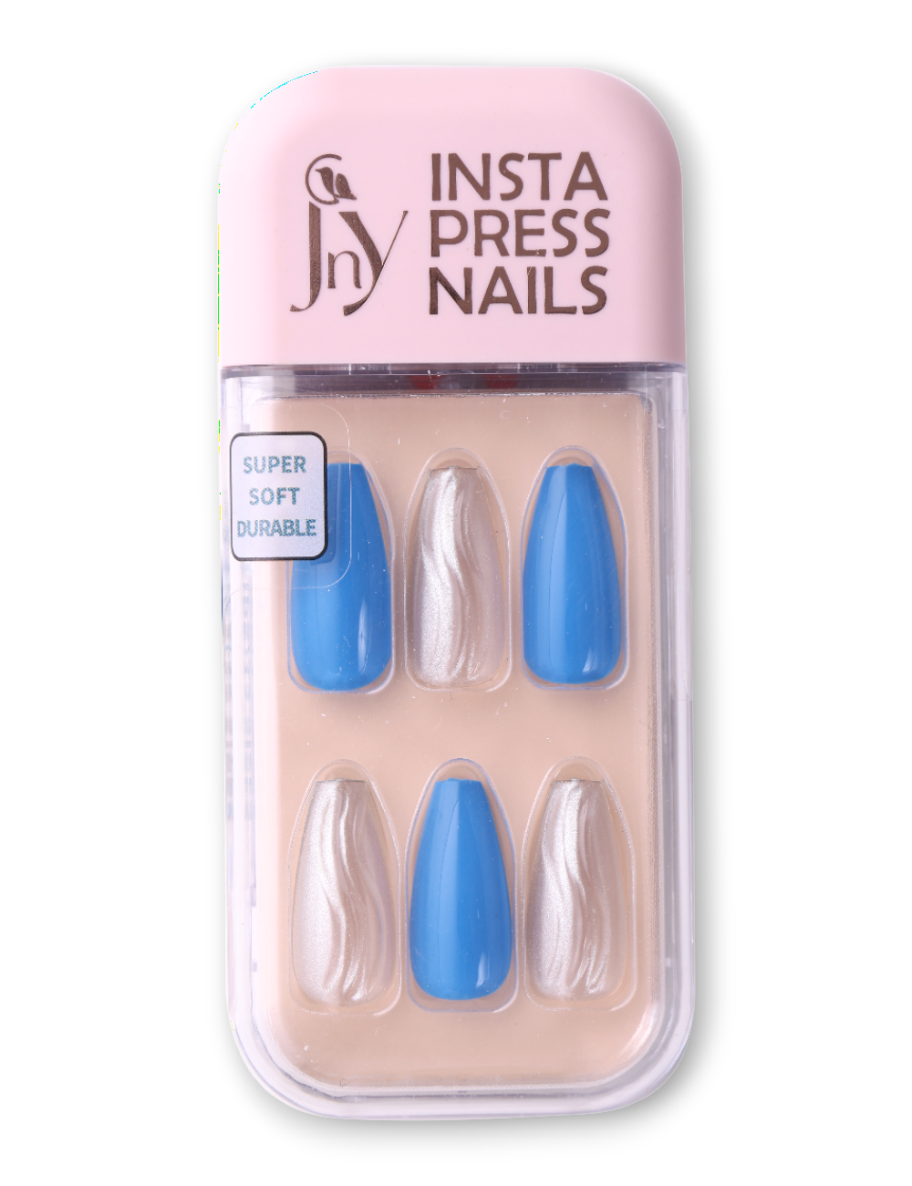 44J114 - Blue Emboss - Jny Nails