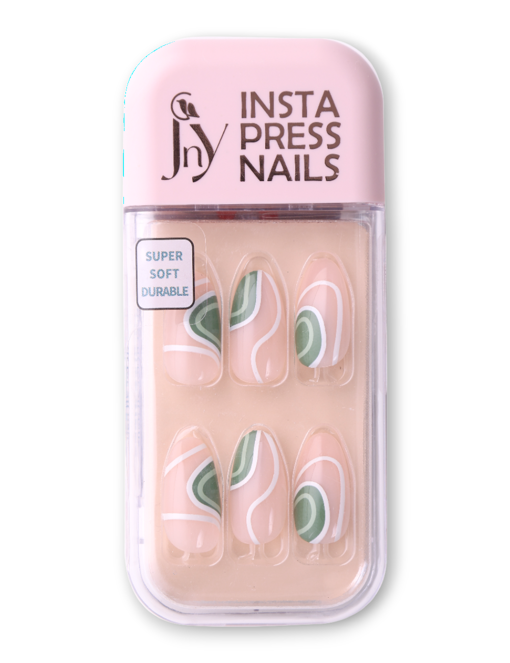 44J117 - Olive Swirl - Jny Nails