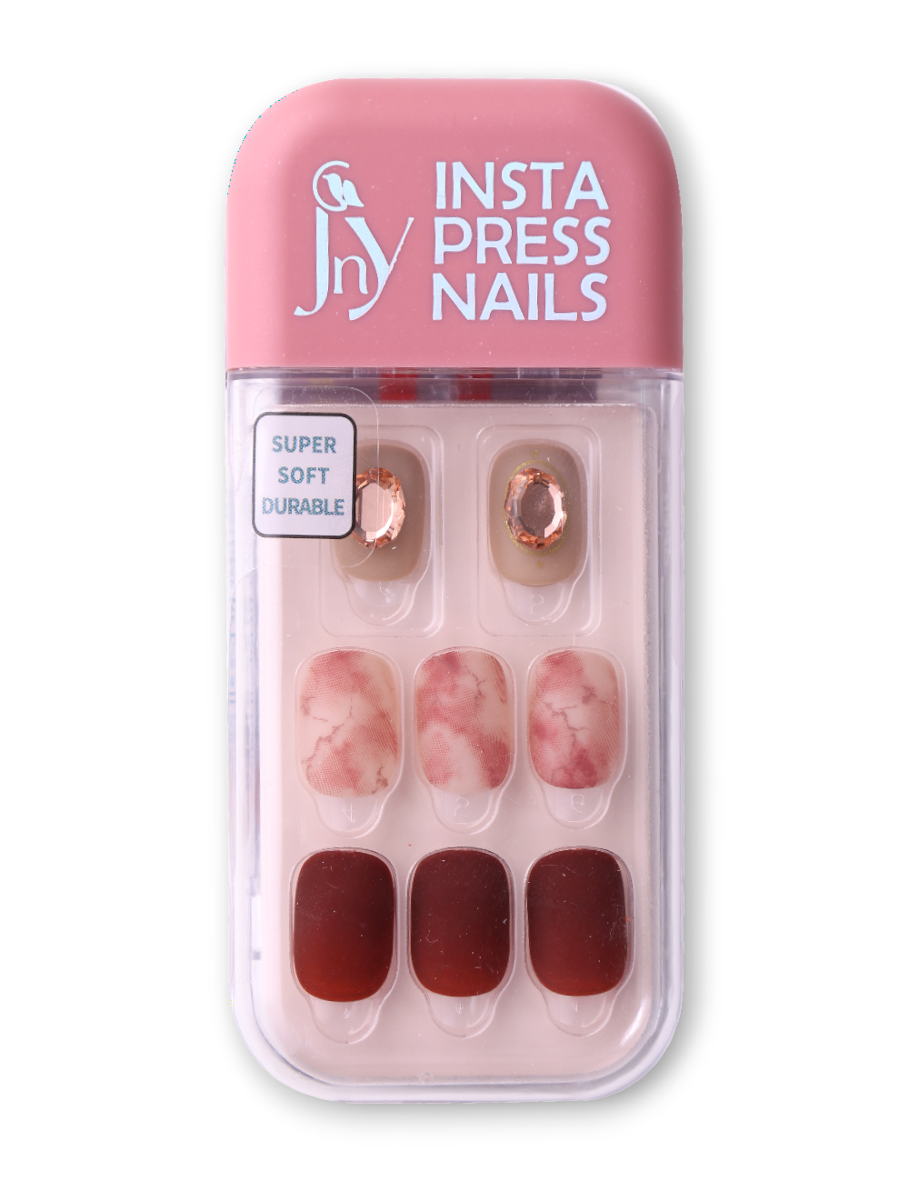 Jnt Insta Press Nails Red Velvet 44PG504